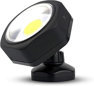 250 Lumens COB LED Rotating Work Light with Strong Magnetic Base, Ultra Bright Magnetic LED Light, Magnet Light, Spotlight for Car Repair, Workshop, Home Using and Emergency