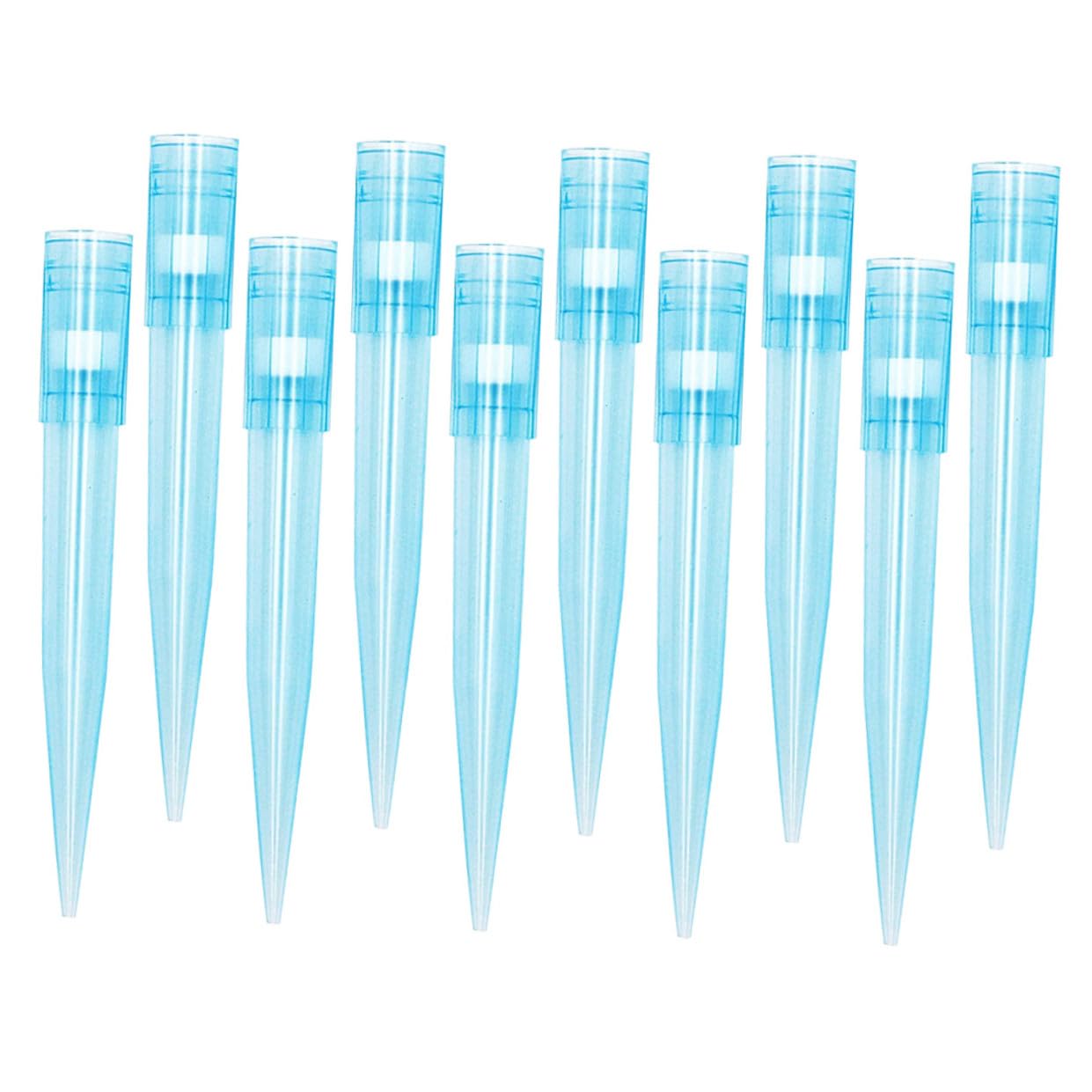 500pcs Disposable Universal 1ml Pipette Tips with Filter, Plastic Liquid Pipettor Tips for Laboratory Use, Standard Laboratory Supplies Pack
