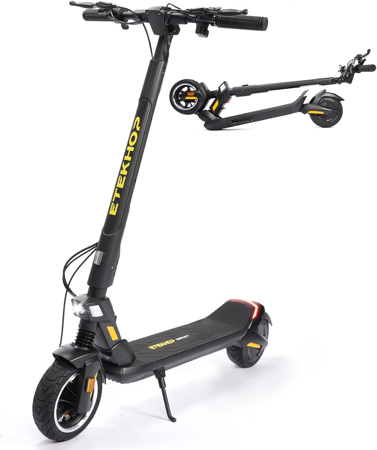Electric Scooter for Adults, 31 Miles Long Range, 350W Peak Motor,19MPH Max Speed, 36V 10.5AH Samsung Battery UL 2272 Portable Folding Commuting E-Scooter with App Control