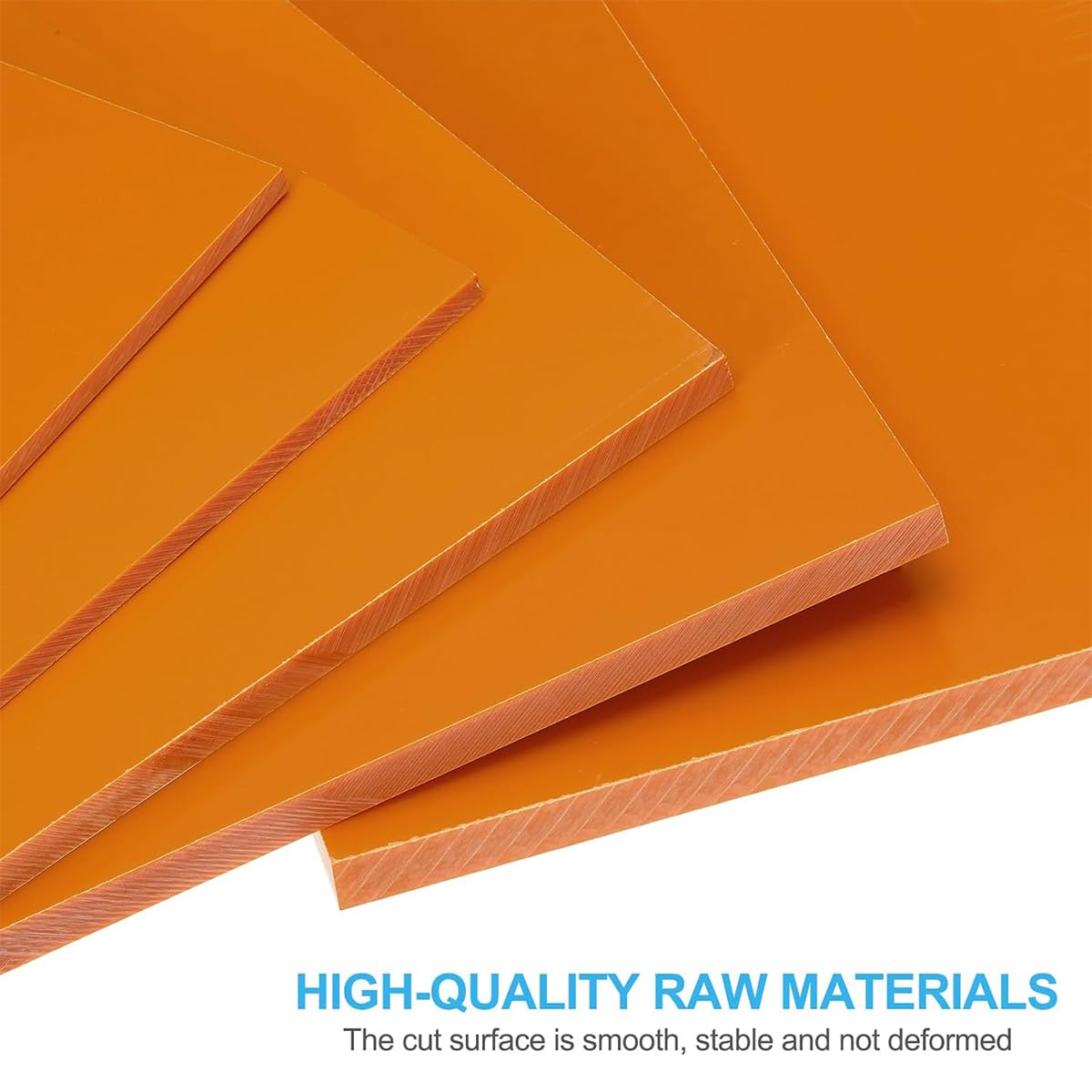 Pannello Isolante in Bachelite Arancione Elevata Prestazione, Materiale Solido Resistente alle Alte Temperature per Impianti Elettrici, Componentistica,50mmx150mmx200mm