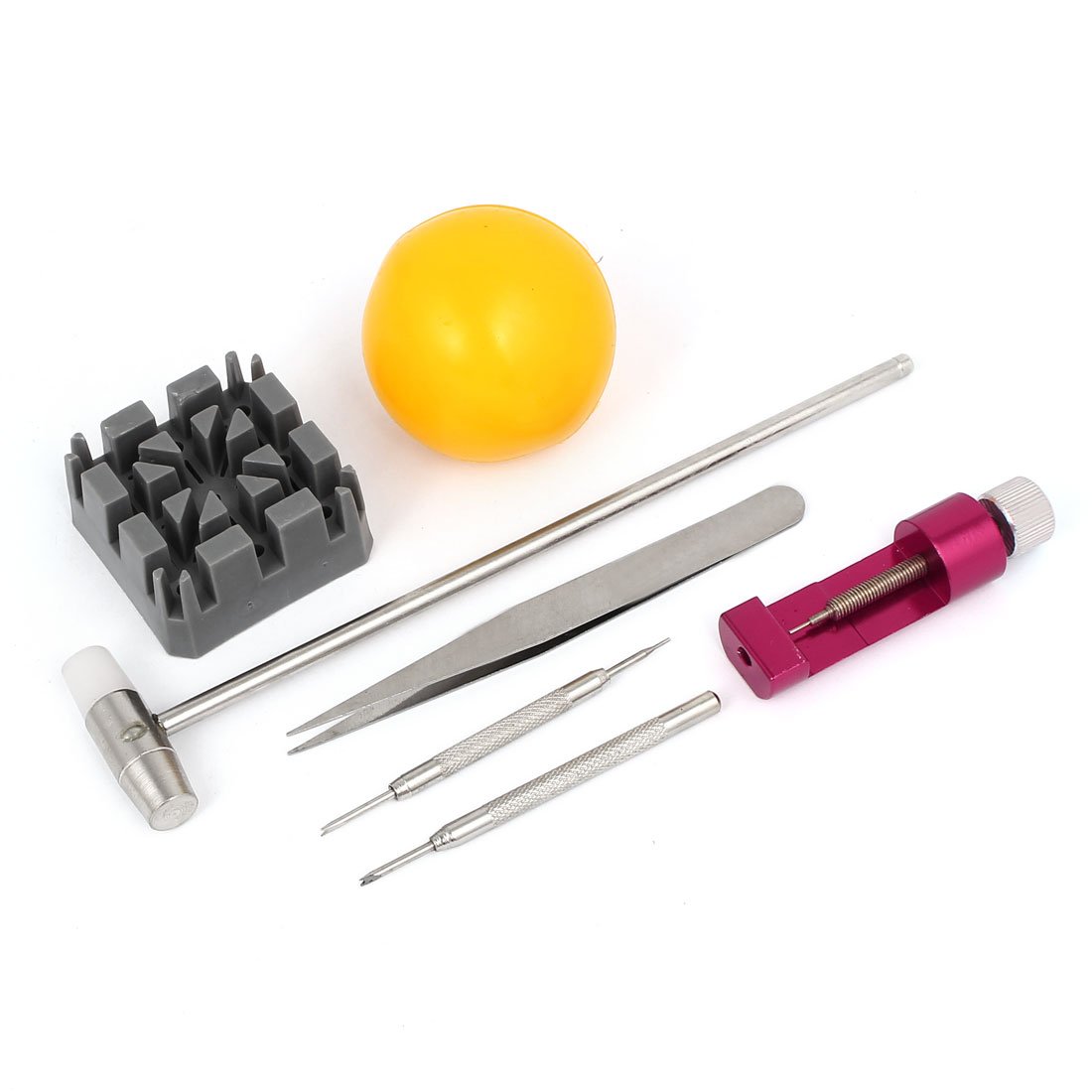 Uhrengehäuseöffner, Bandbandhalter, Verbindungsstiftentferner, Reparaturwerkzeug-Set 7 in 1