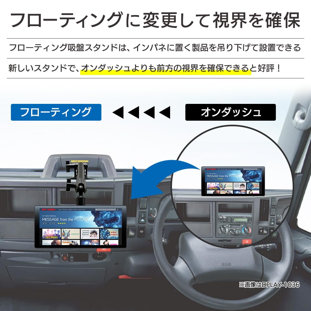 Amazon | ドリームメーカー ポータブルナビ ディスプレイオーディオ用