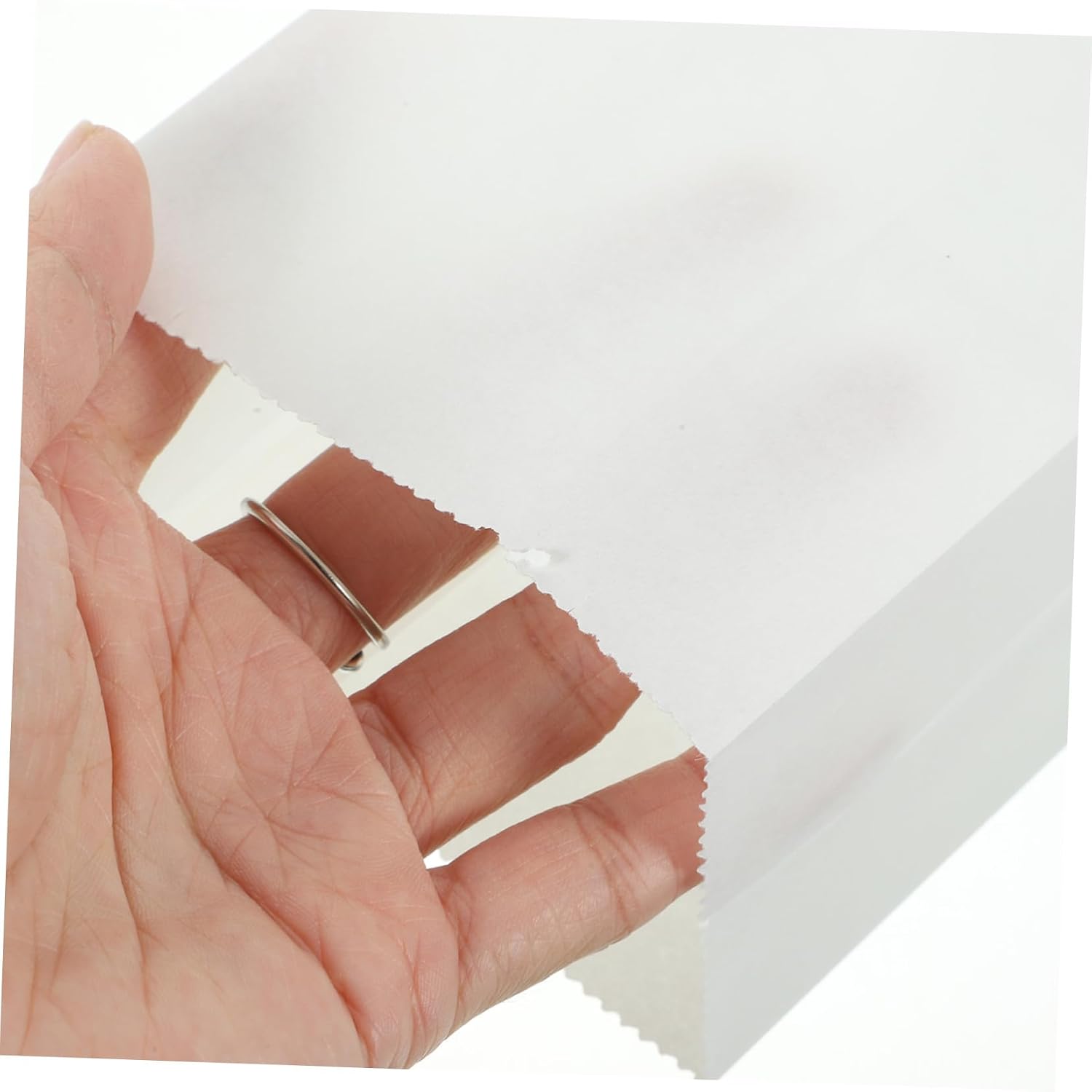 Gatuida 100pcs Bread Paper Bags with Square Bottom Design Portable Toast Packaging Bags for Bakery Pastries Cakes and Snacks Easy Storage