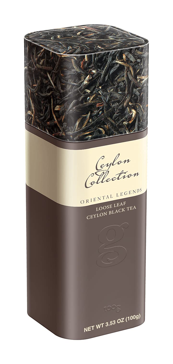 g'tea! Oriental Legends, Ceylon Collection, 100g Loose Tea in a Caddy