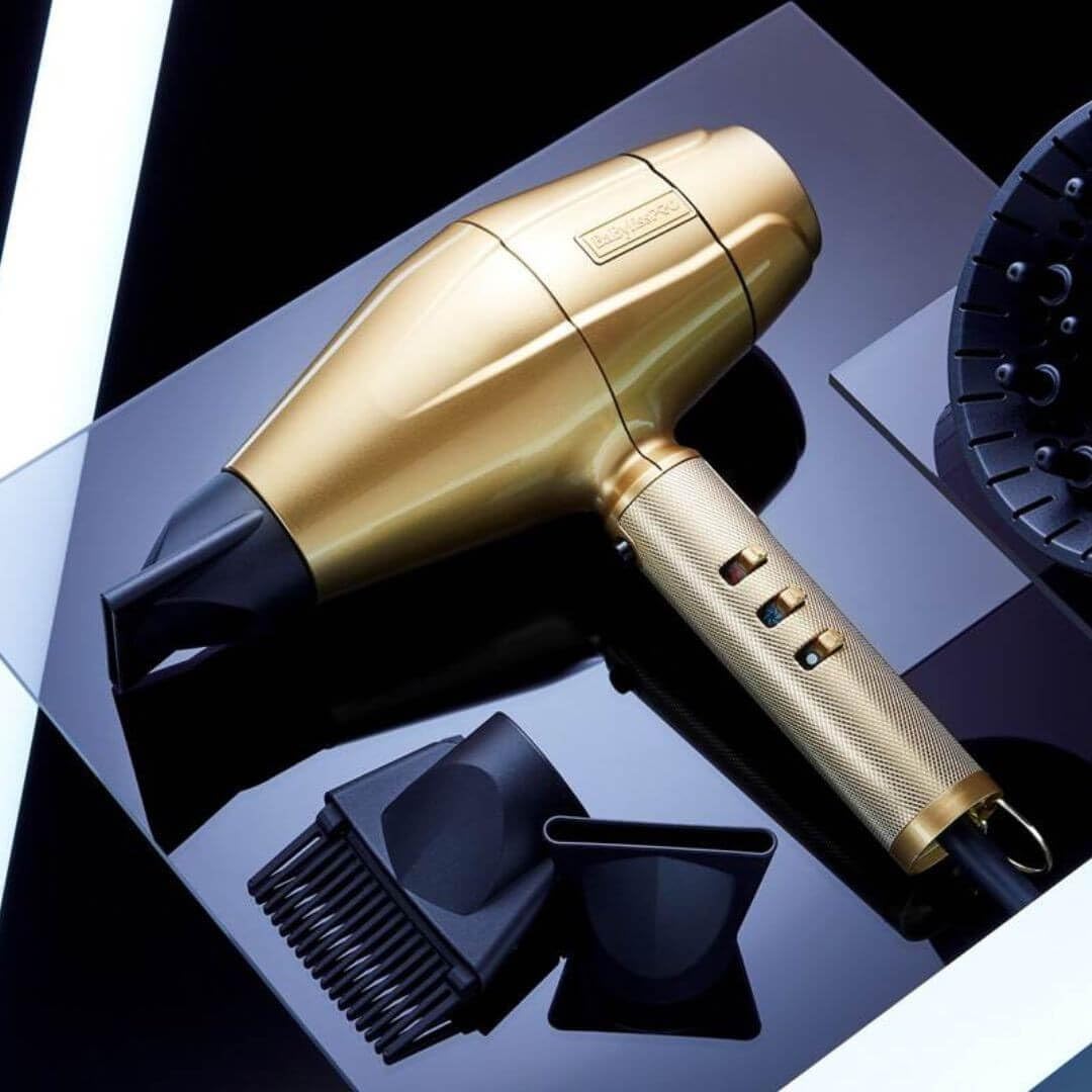 Babyliss GOLDFX FXBDG1E Sèche-cheveux digital professionnel 2200W