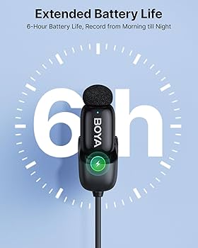 boya mini ほぼ新品 Amazon.com: BOYA mini Wireless Lavalier Microphone for