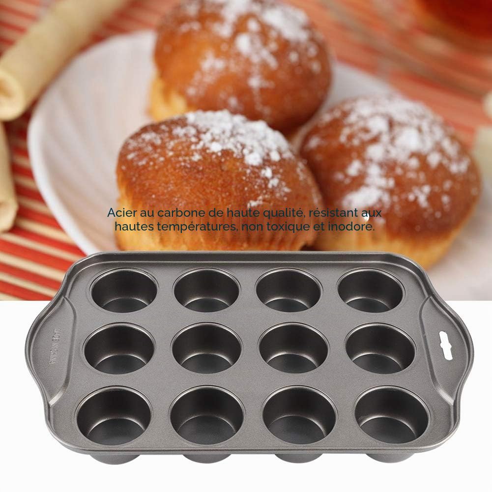 Moule à Gâteau, Mini Moule à Gâteau au Fromage Rond en Acier au Carbone avec Fond Amovible pour Four Antiadhésif