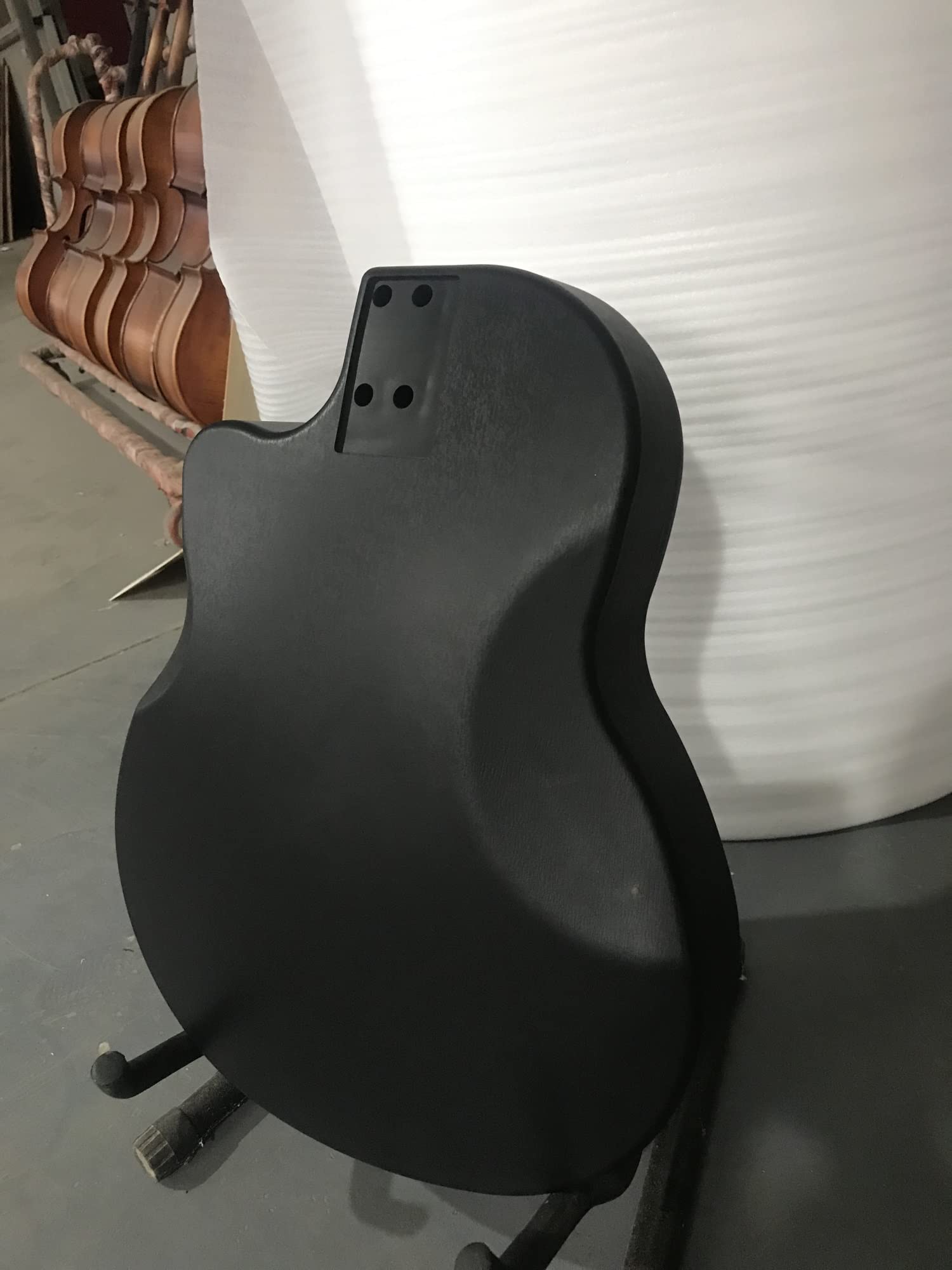 FLFL 1 Pz 39 Pollici Guitar Acoustic Body 6 Corde Torna Indietro Design Cutaway Pannello Guitarra Guitarra Kit Chitarra incompiuto
