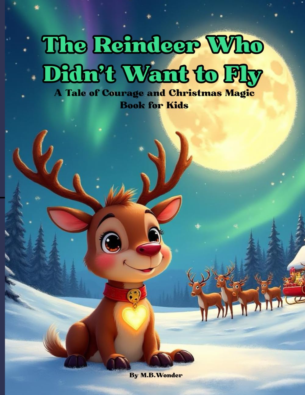 The Reindeer Who Didn't Want to Fly: A Tale of Courage and Christmas Magic Book for Kids