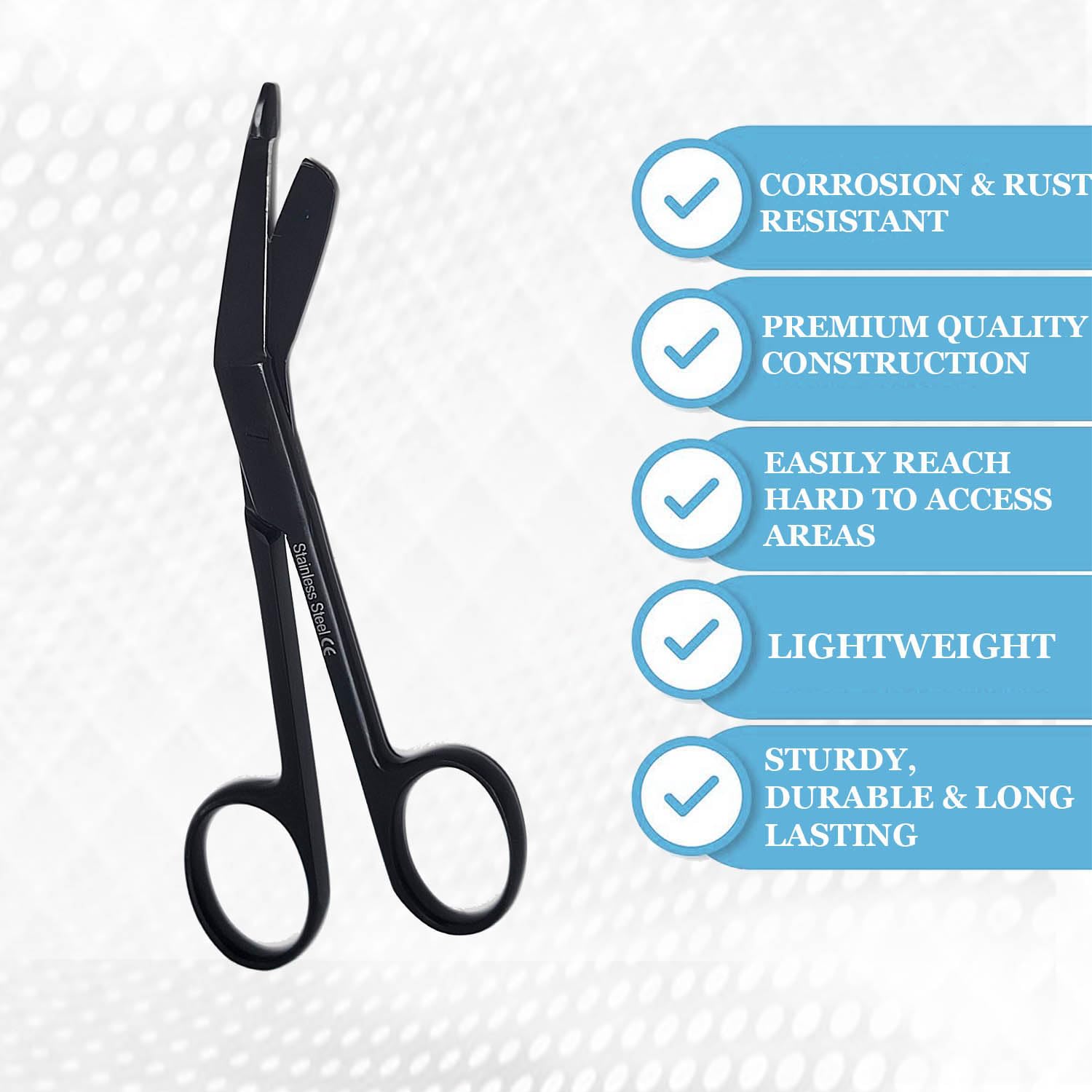 Premium Medical Scissors - Trauma Shears for Nurses & Doctors -6 Premium Medical Scissors - Trauma Shears for Nurses & Doctors -6