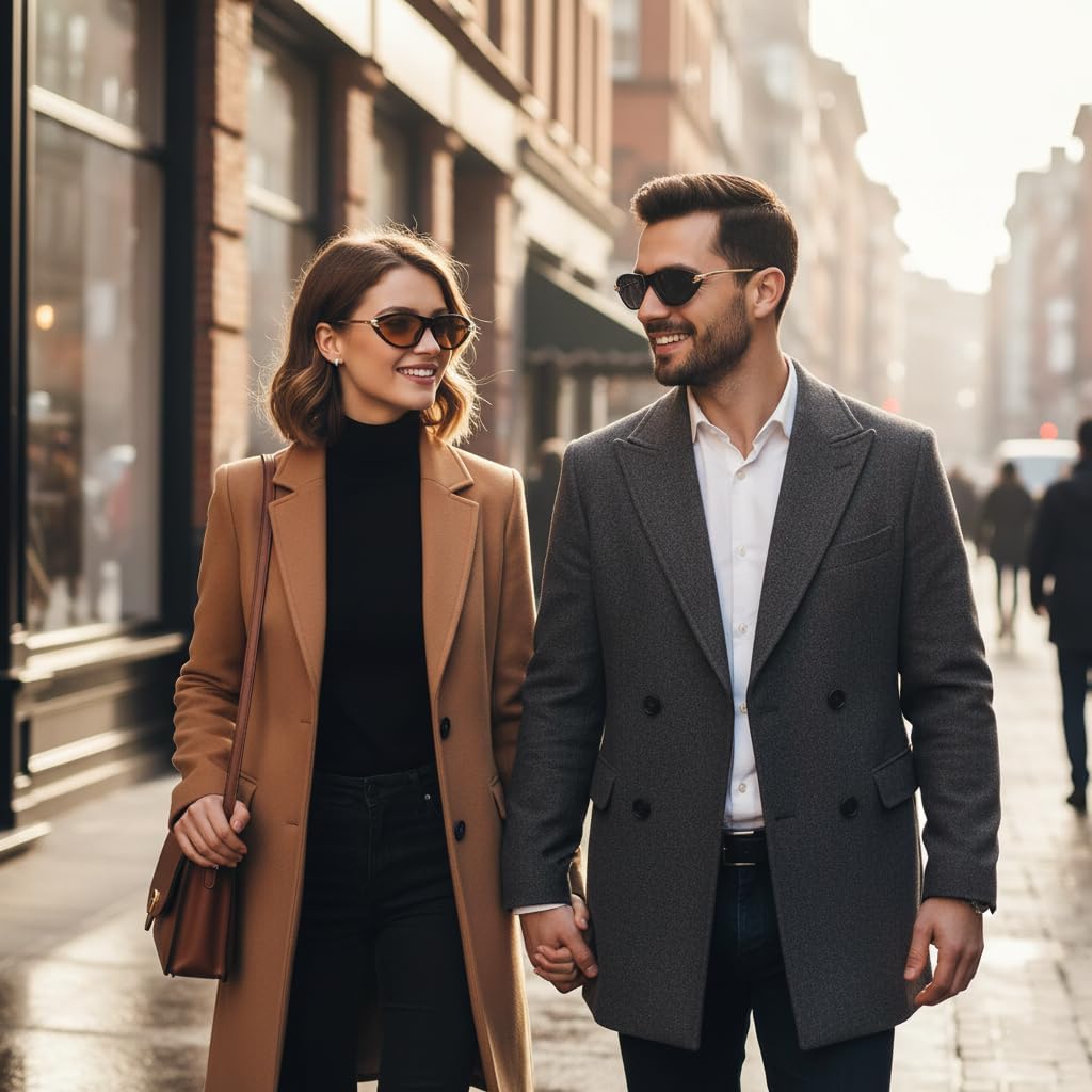 FEISEDY Retro Oval Cat Eye Sunglasses for Women Y2k Small Cateye Sun Glasses Womens Mens Trendy 90s Shades B4186 - Image 2