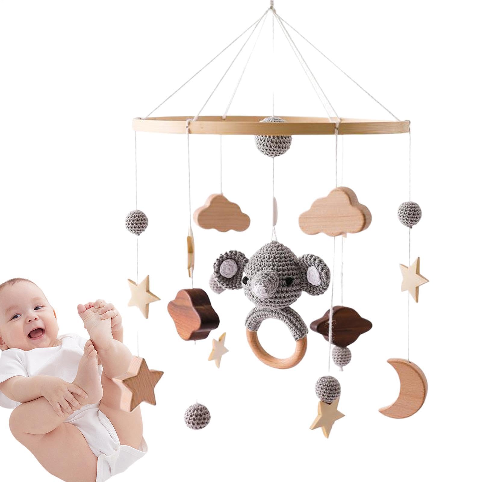 Giostrina per culla, Appendiabiti mobile per culla Giostrina per presepe in | Decorazioni per la cameretta dei bambini, campanelle a , giostrine per culla per