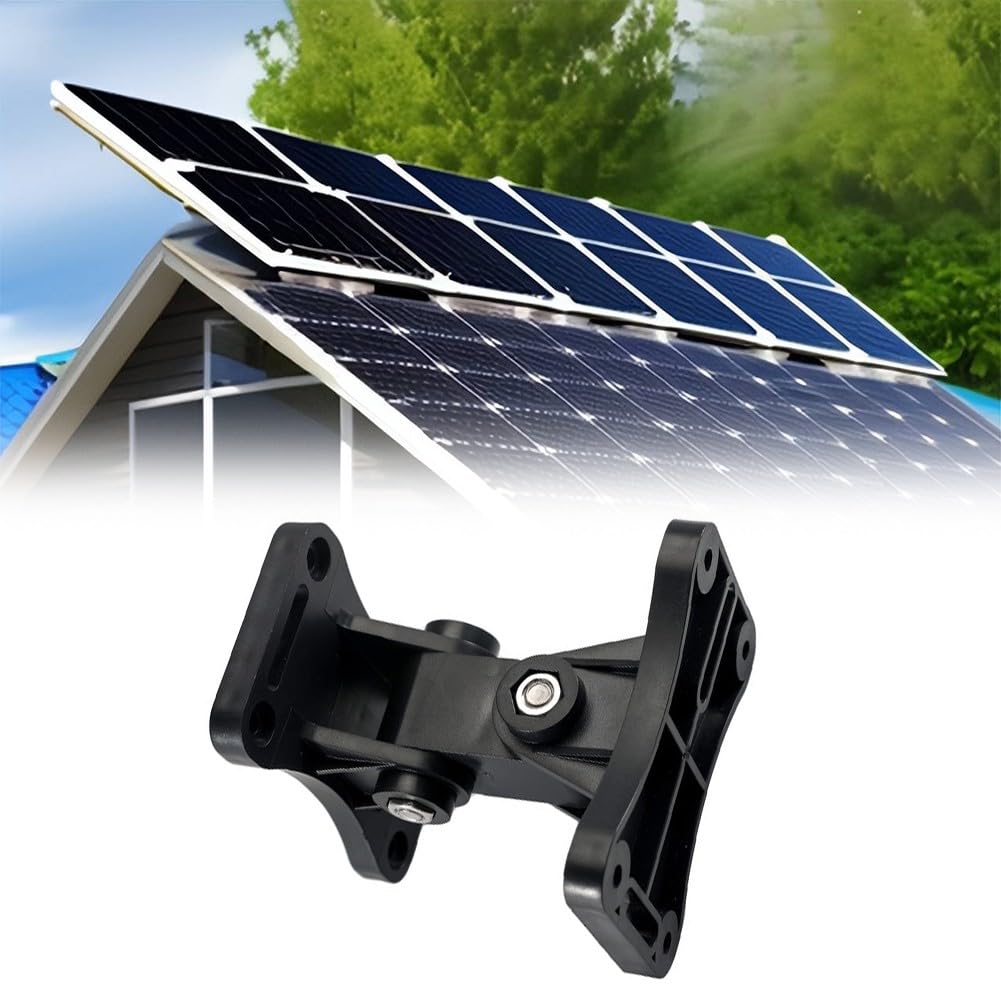 Support de montage de panneau solaire à angle réglable pour petits modules photovoltaïques 1W-10W, support en plastique ASA haute résistance avec vis ou fixation en silicone