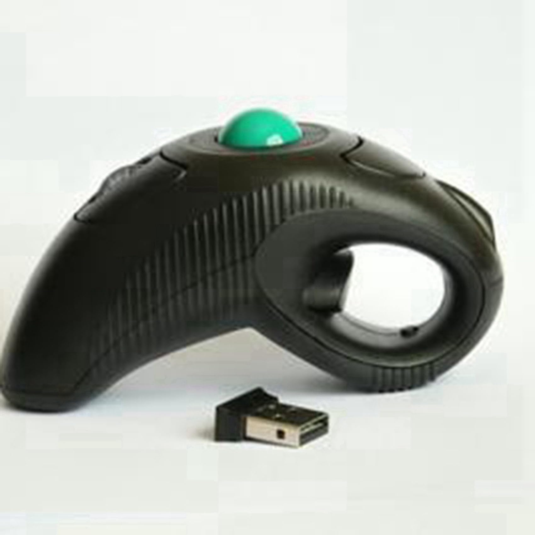 2X 2.4G Wireless Air Mouse Ergonomique Trackball Handheld Finger USB Souris USB Optique Trackball Souris