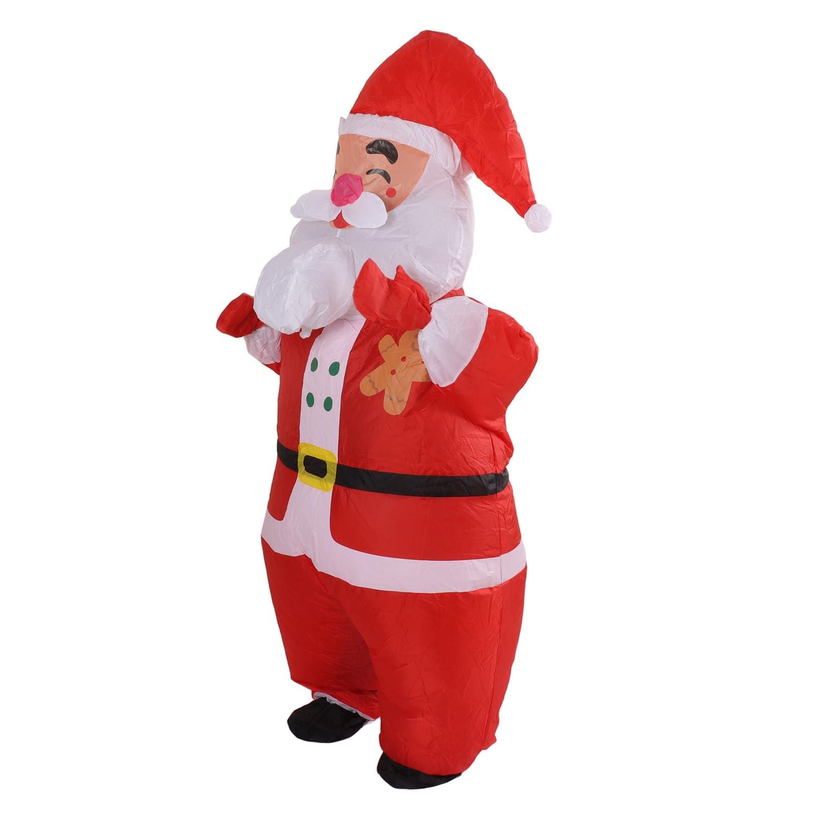 Nadmuchiwany kostium bożonarodzeniowy, zabawny kostium lalki Blow Up Christmas Party dla dorosłych 150-190 cm, tkanina poliestrowa 190T na Boże Narodzenie, ślub i imprezy cosplay (pufa z dużą