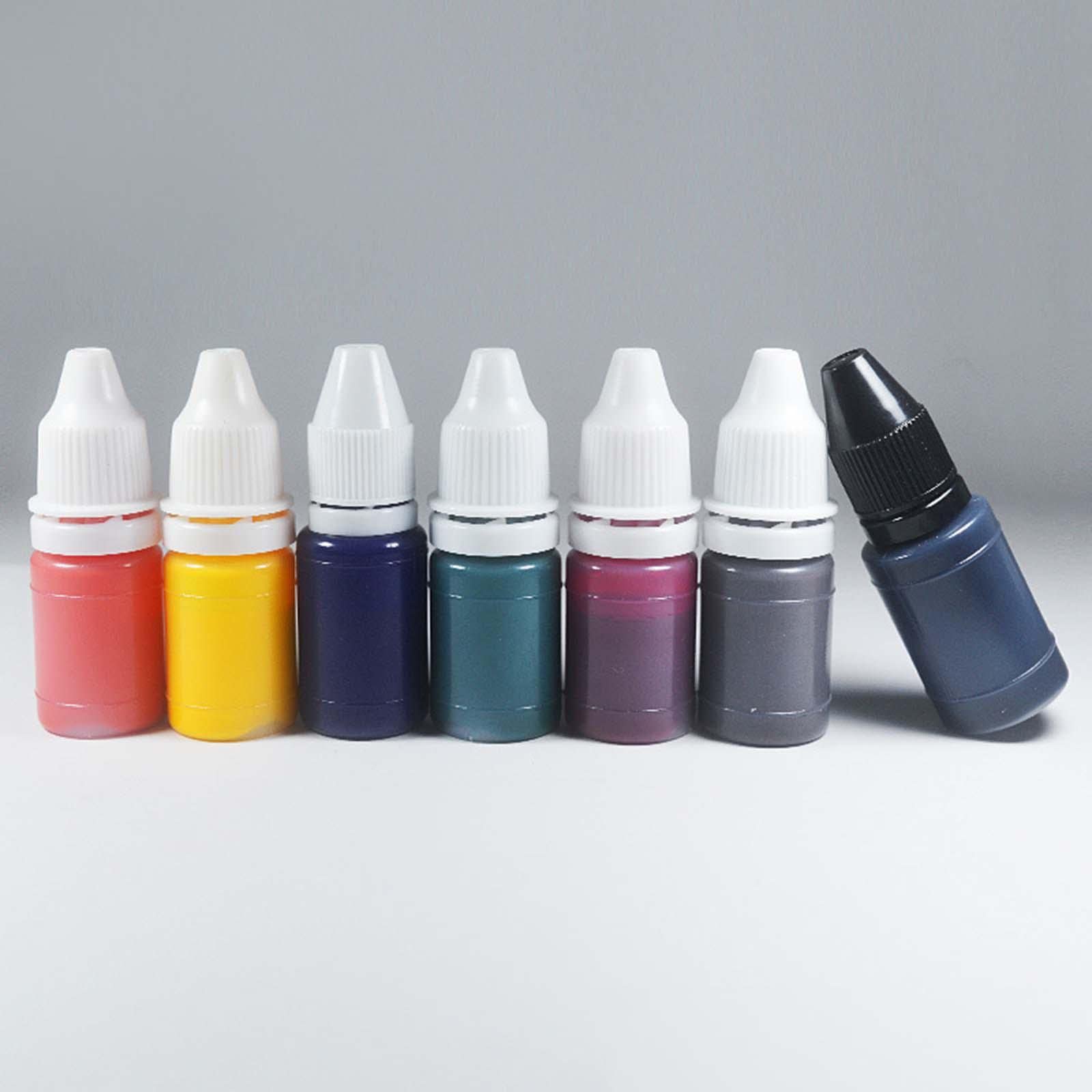 10 Set 10 Stück Stempel Nachfülltinten Tinte helle Farbe Nachfülltinte schnell trocknend, Stil 4