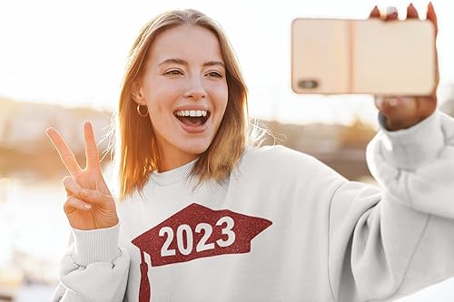 Miniatura 4 de Class Of 2023 Decal, Graduation Cap Iron On Decal, DIY Iron On Patch, Heat Transfer, Class of 2023, Vinyl Applique, Iron On Almost Anything in 5