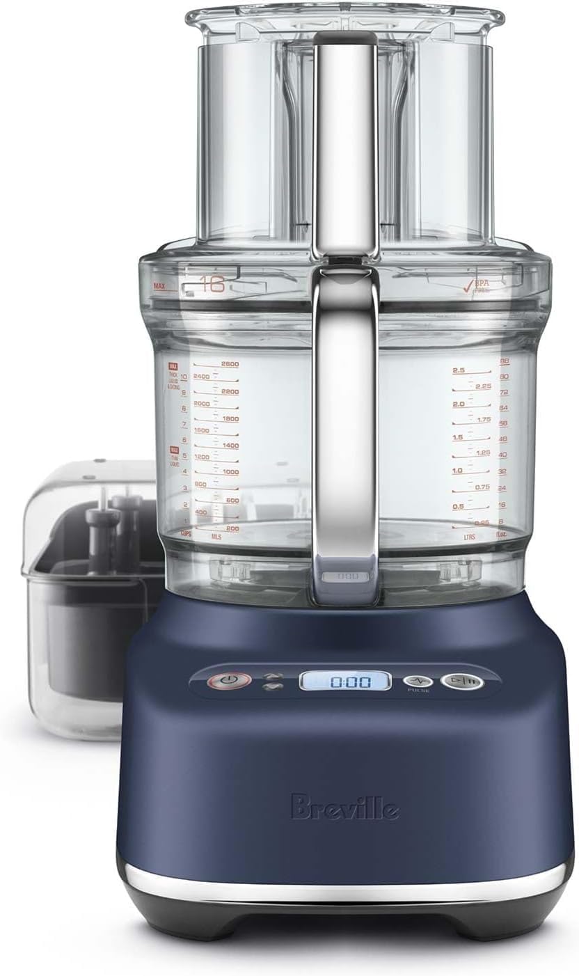Breville BFP810 Sous Chef 16 Cup Food Processor, Large, Damson Blue Breville BFP810 Sous Chef 16 Cup Food Processor, Large, Damson Blue