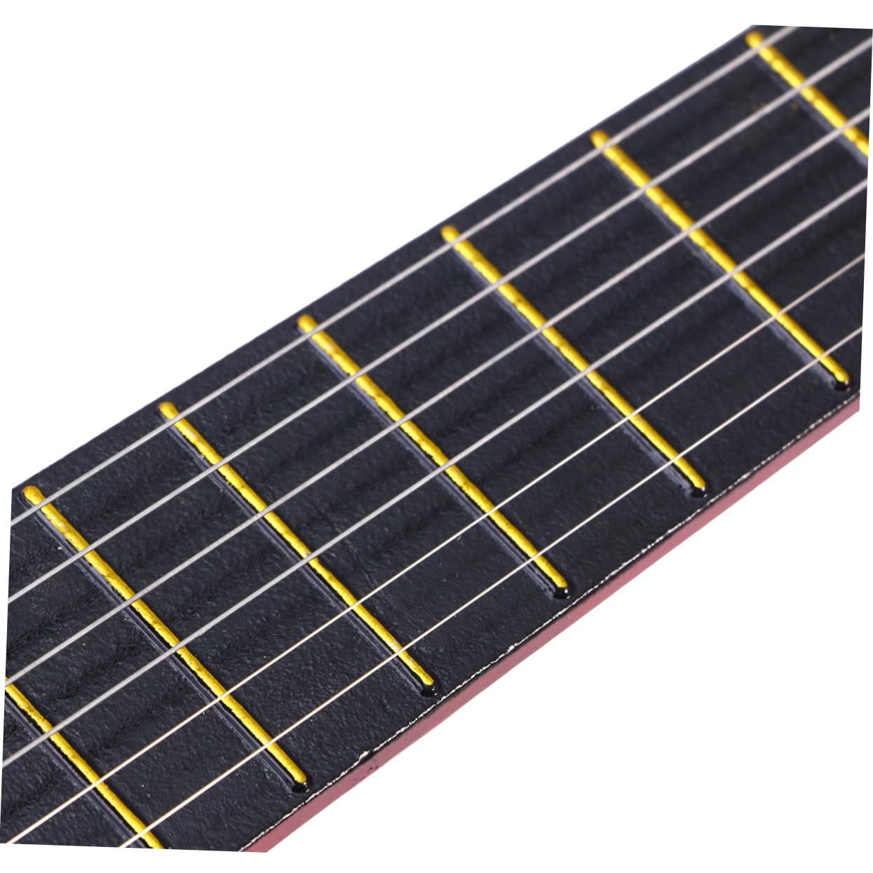 Chitarra Acustica Bambini 21 Pollici in Legno Rosa | Dimensione Portatile, Adatta a Bambini e Ragazzi, Tastiera Sottile e Corde a Bassa Altezza