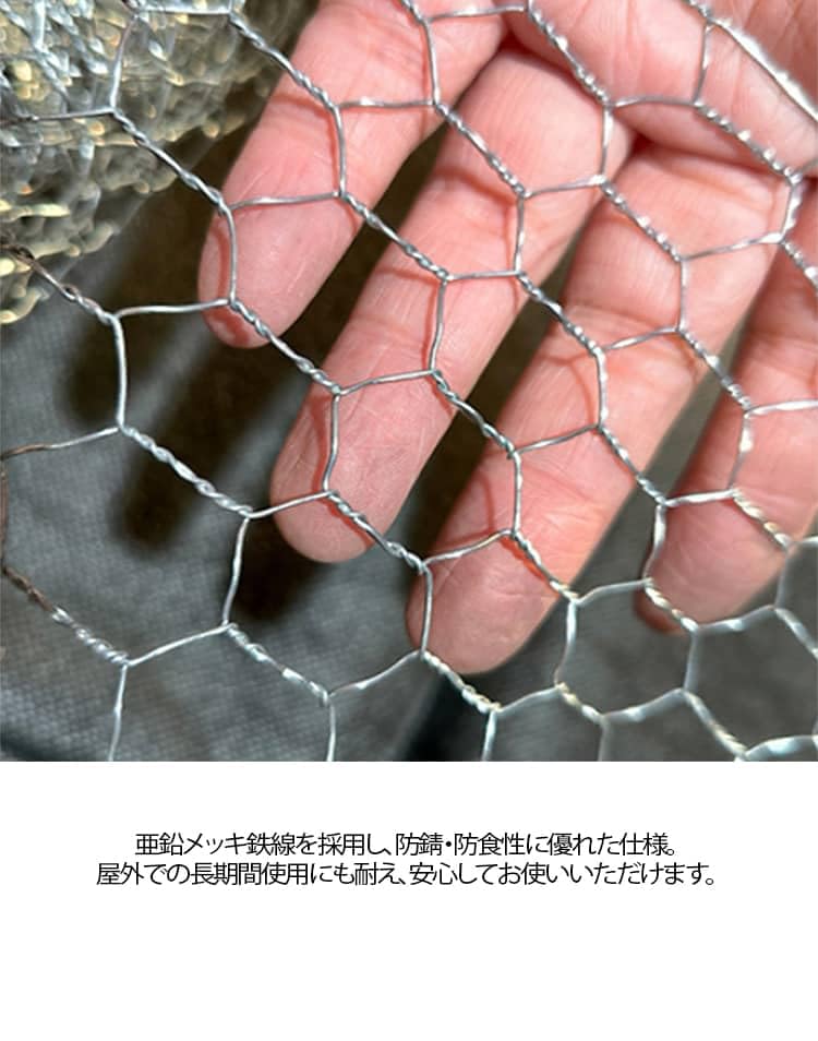 Amazon.co.jp: 金網 ロール 亀甲金網 10m 15m 20m メッシュ フェンス