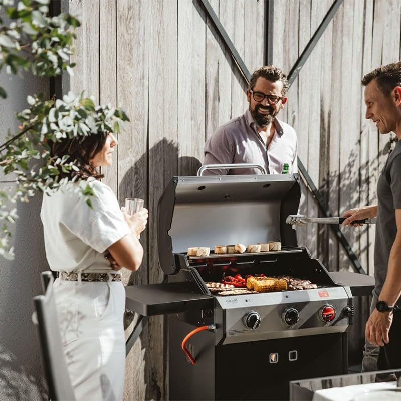 Enders Barbecue a gas Chicago Next 3 R Turbo 3 bruciatori 1 Turbo Zone Switch Grid 60x42 cm 10,6 KW
