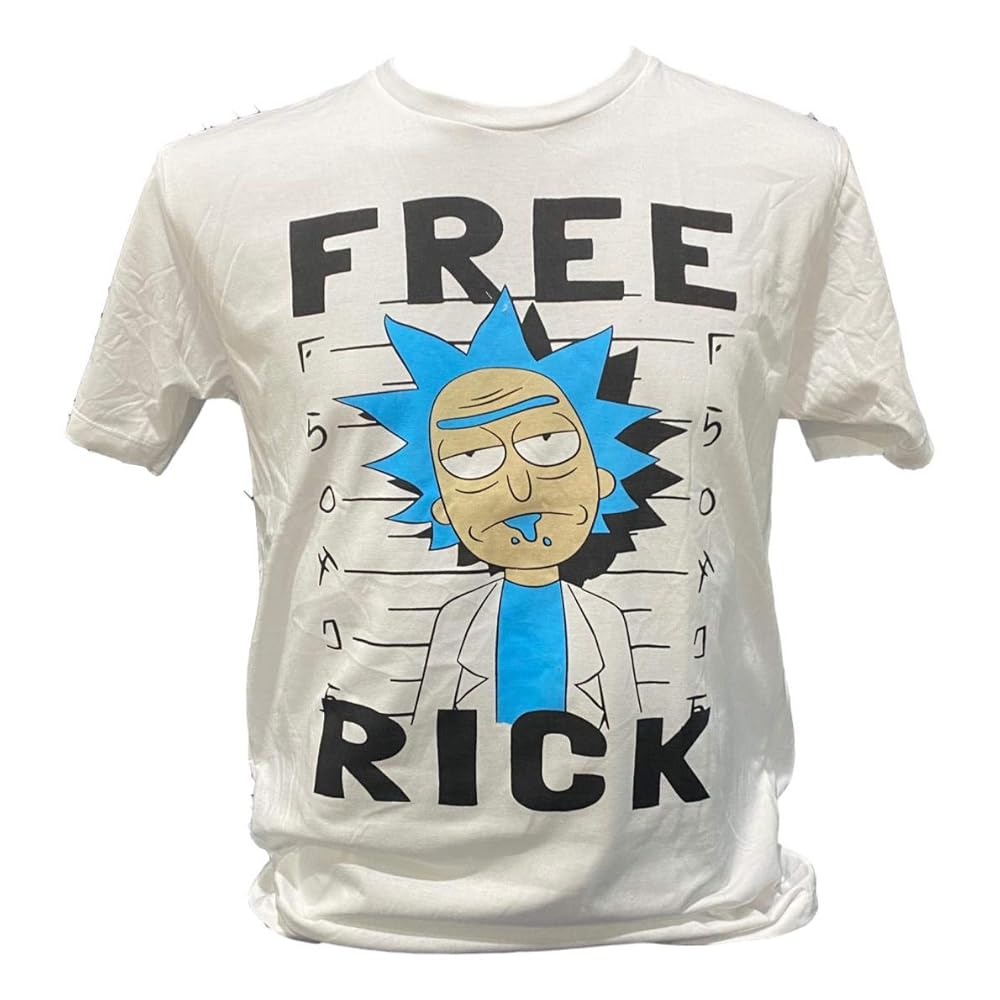 Rick and Morty 海外公式品・ピンク×イエロー　Mサイズ　Tシャツ Rick and Morty 海外公式品・ピンク×イエロー Mサイズ Tシャツ