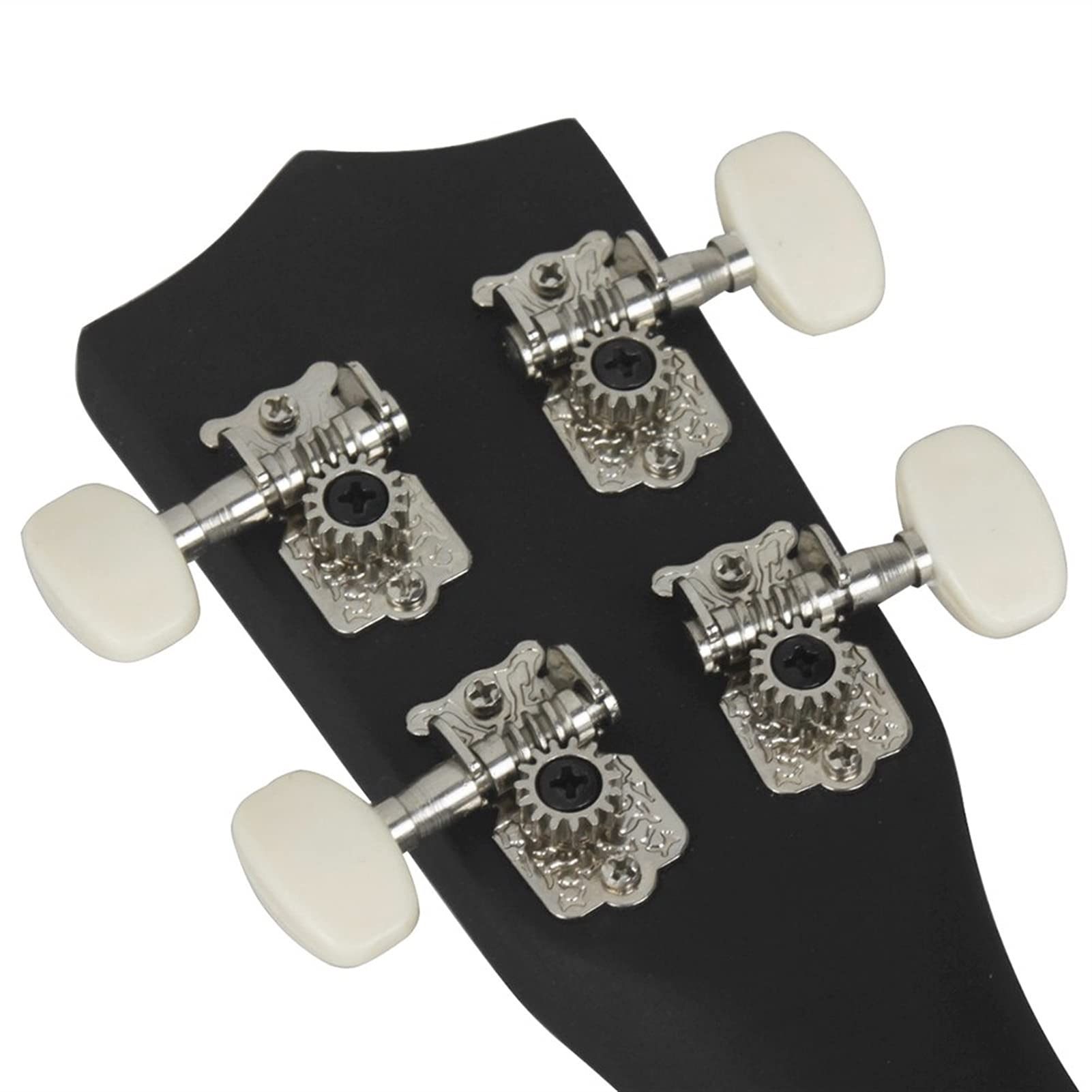 Ukulele koncertowe Początkujący Ukulele 21- calowy Ukulele Hawaiian Skull Guitar Instrument 4 String Basswood Ukulele Sopran (Color : Ukulele)