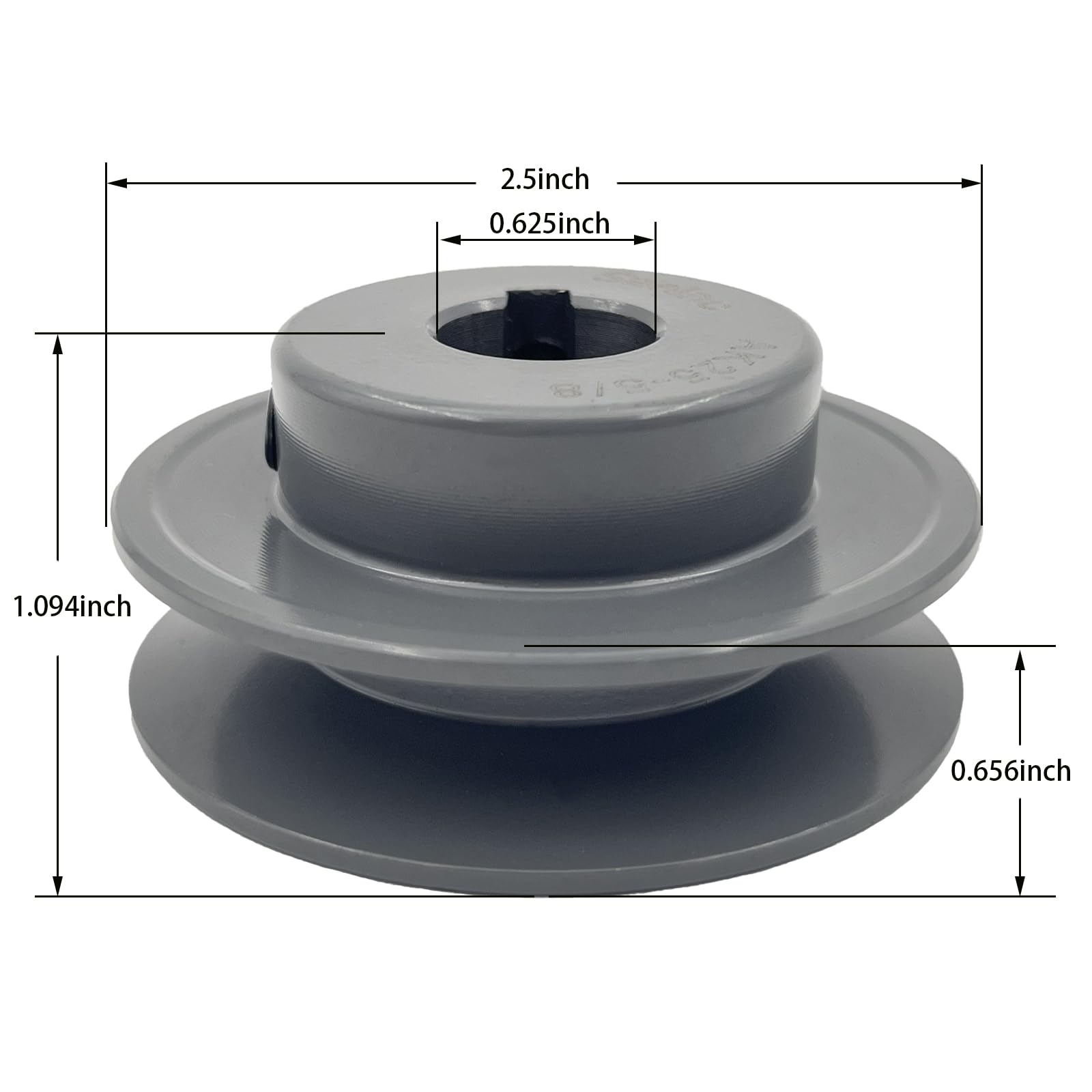AK25-5/8 In Single Groove Fixed Bore A Section - View #8