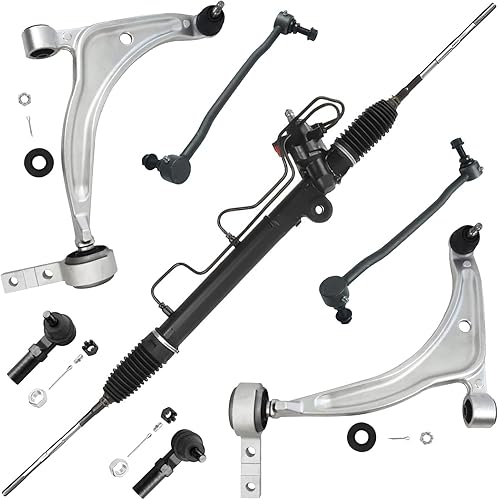 Miniatura 33 de Detroit Axle - Kit de brazos de control delanteros de 6 piezas para Toyota Corolla 2014-2019, 2 brazos de control inferiores con rótulas, 2 varillas