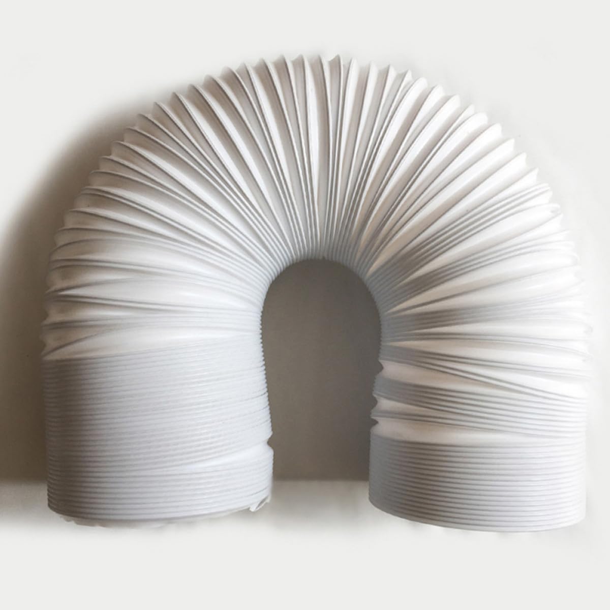 Tubo di Scarico Aria Condizionatore Mobile Estensibile Pe Bianco | Flessibile e Leggero, Design Ispessito, Atmosfera Estiva per Cucina Domestica