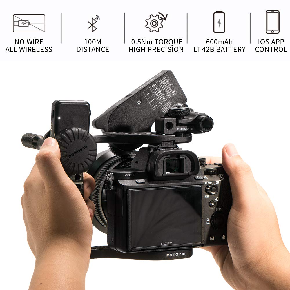 PDMOVIE Live Air 2 (PDL-AFP) Wireless Follow Focus Lens Control System Remote Focus Compatible Ronin Iris Zoom Control