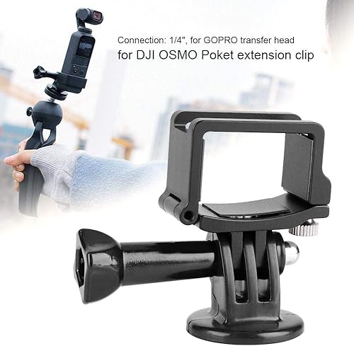 Miniatura 2 de Adaptador de clip de expansión de aleación de aluminio Soporte de montaje Base de cámara Soporte de abrazadera Kit de abrazadera para accesorios Osmo