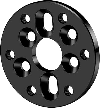Aluminum 540 Motor Conversion Mount Motor Adapter Bracket, Black | For 380/28 to 540/3650 Series Motors, Upgrade Accessories