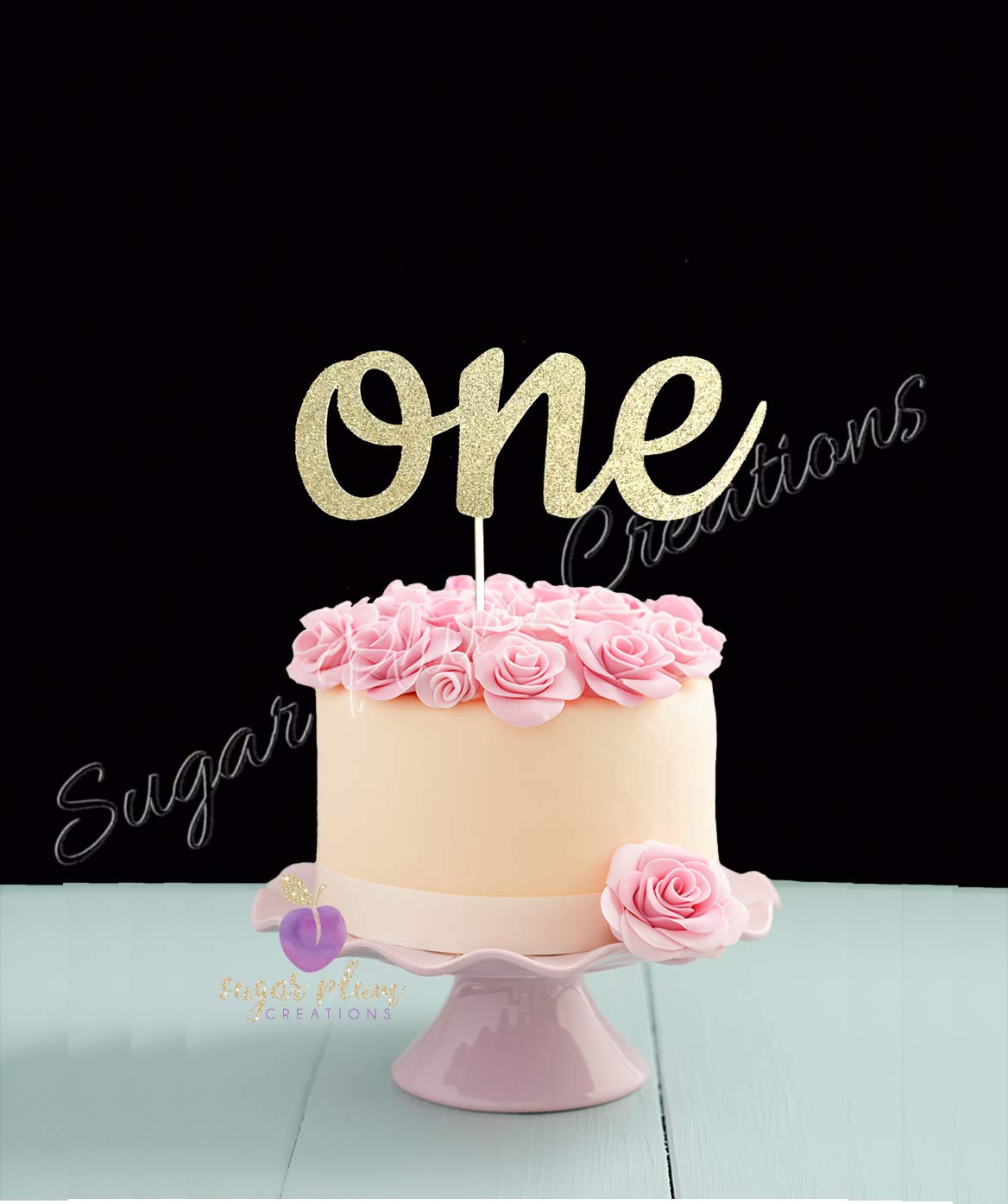 Sugar Plum CreationsOne Cake Topper