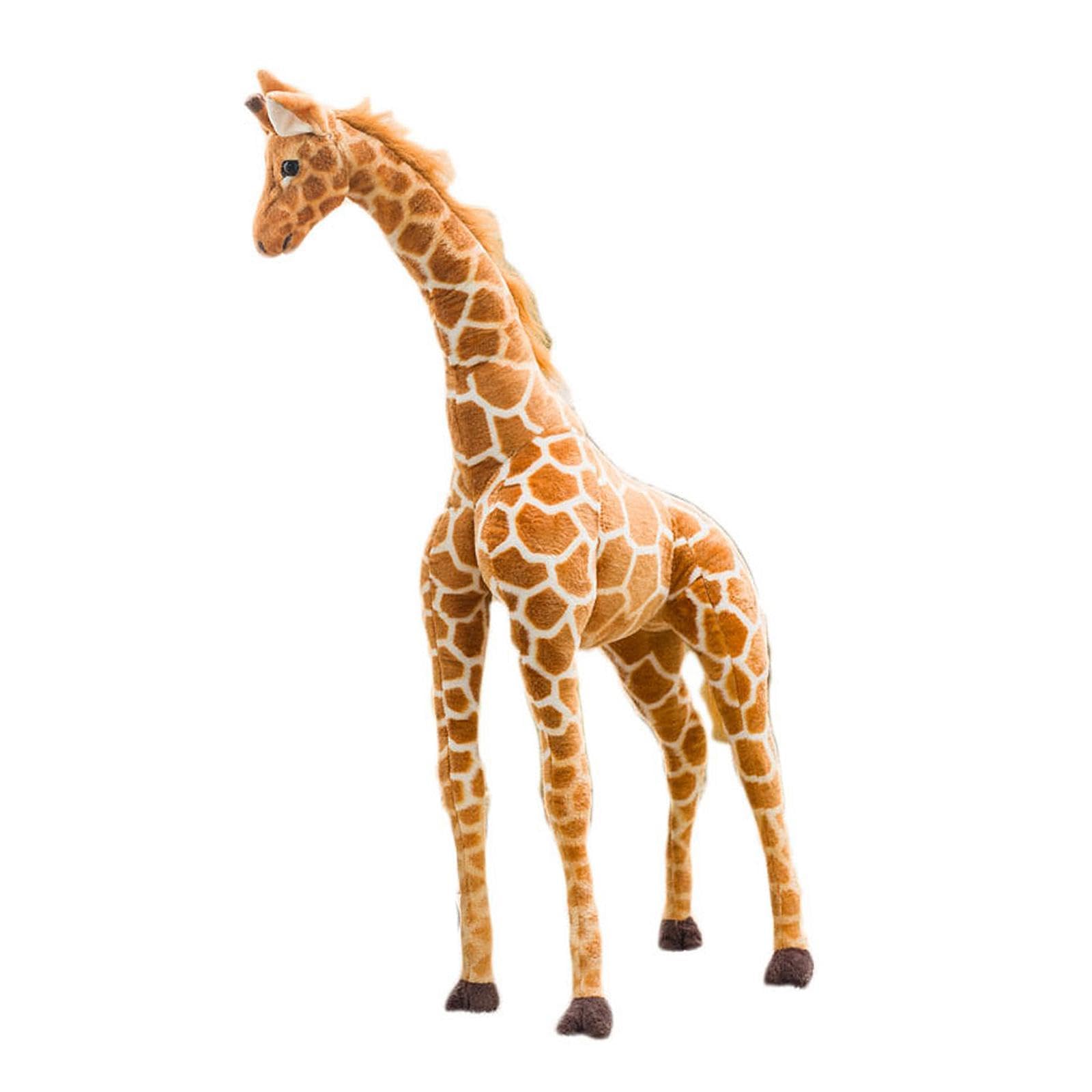Peluche girafe 80 cm cadeau d'anniversaire idéal pour enfants et adultes