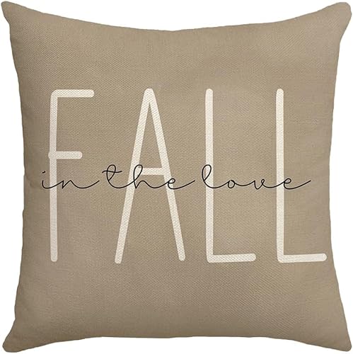 Miniatura 6 de Juego de 4 fundas de almohada de otoño de 17.7 in x 17.7 in, fundas de almohada de calabaza para exteriores, para decoración del hogar, sofá y sofá