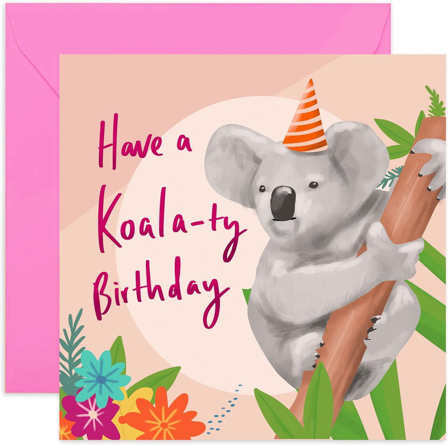 Old English Co. - Biglietto di auguri di compleanno per bambino o ragazza, con illustrazione di panda per bambini, nipote, nipote, figlioccio