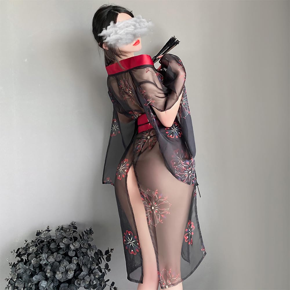 Costume kimono japonais sexy pour femme, geisha, robe de bain, cosplay, chemise de nuit