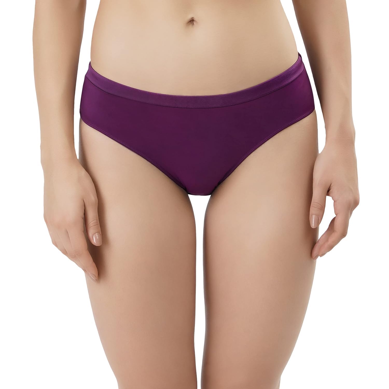amante Printed Low Rise Seamed Satin Edge Bikini Panty-picture-16