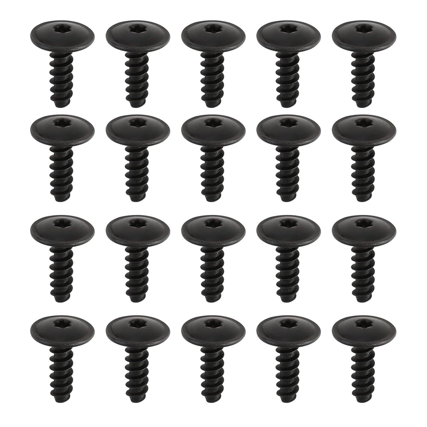 QOCO 20Pcs Screw Bolt Retainer,Auto Car Body Engine Cover Torx Screws