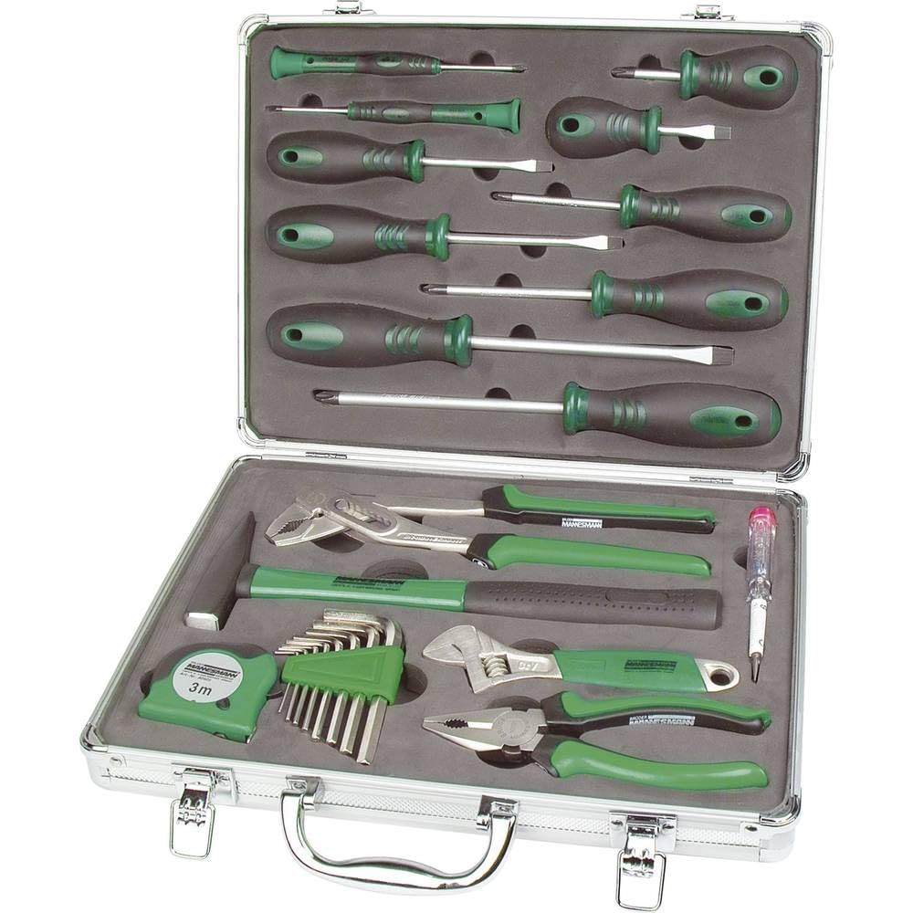 Mannesmann - M29024 - Juego de herramientas de 24 piezas en maletín de aluminio
