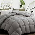 All Season Queen Size Comforter -Soft Quilted Down Alternative Breathable Duvet Insert with Corner Tabs - Luxury Hotel Collection-Reversible Fluffy Washable(88 by 88 inches,White)