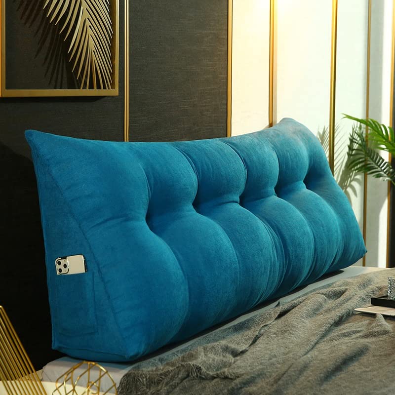 Coussin de lecture triangulaire pour transformer votre lit en coin détente confortable