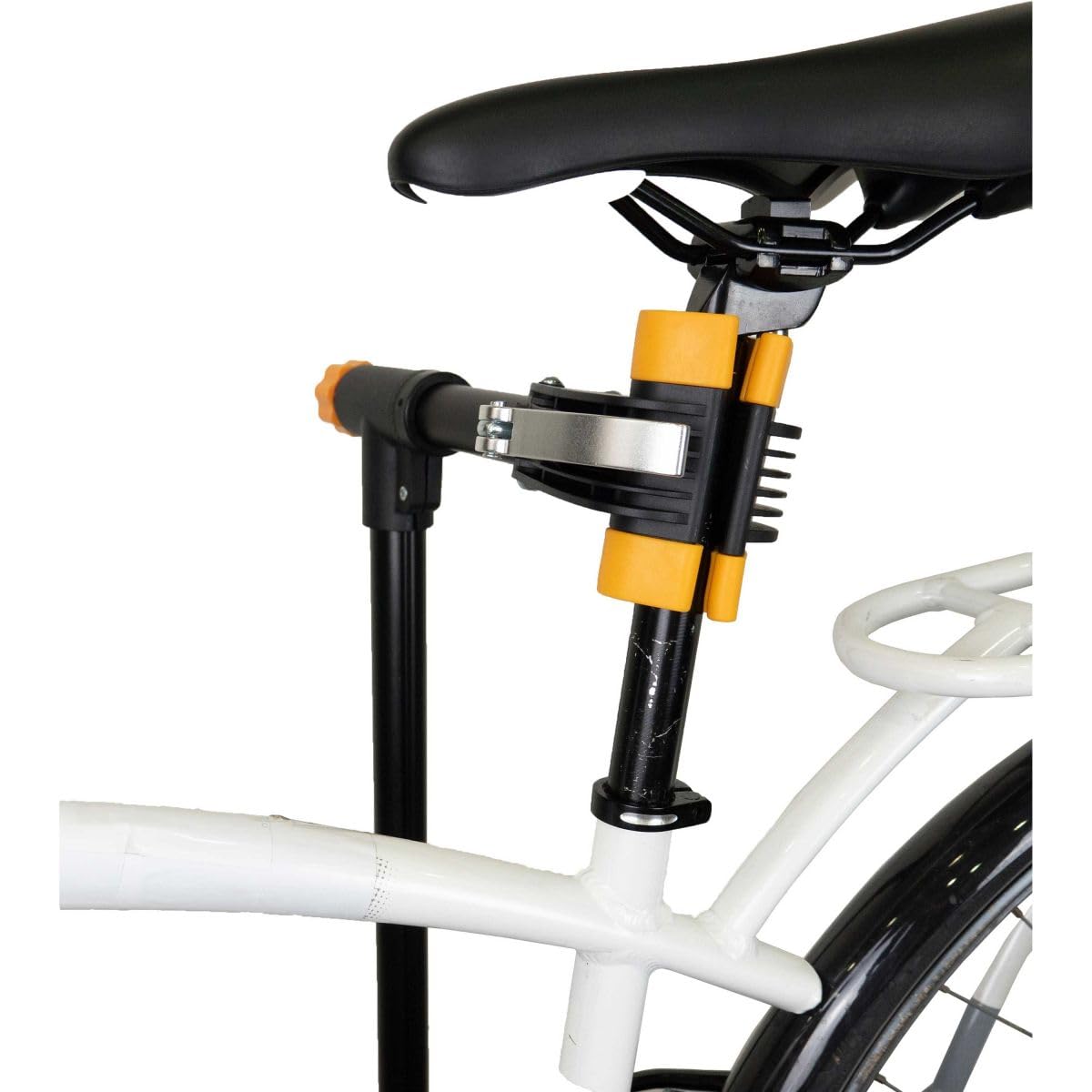 BIKE ORIGINAL - Pied de réparation Pliable EASYWORK II - Hauteur réglable, Pliable, Rotatif à 360°, Charge Max 20kg - Accessoire vélo électrique (VAE), VTT, VTC, vélo de Ville, vélo Pliant