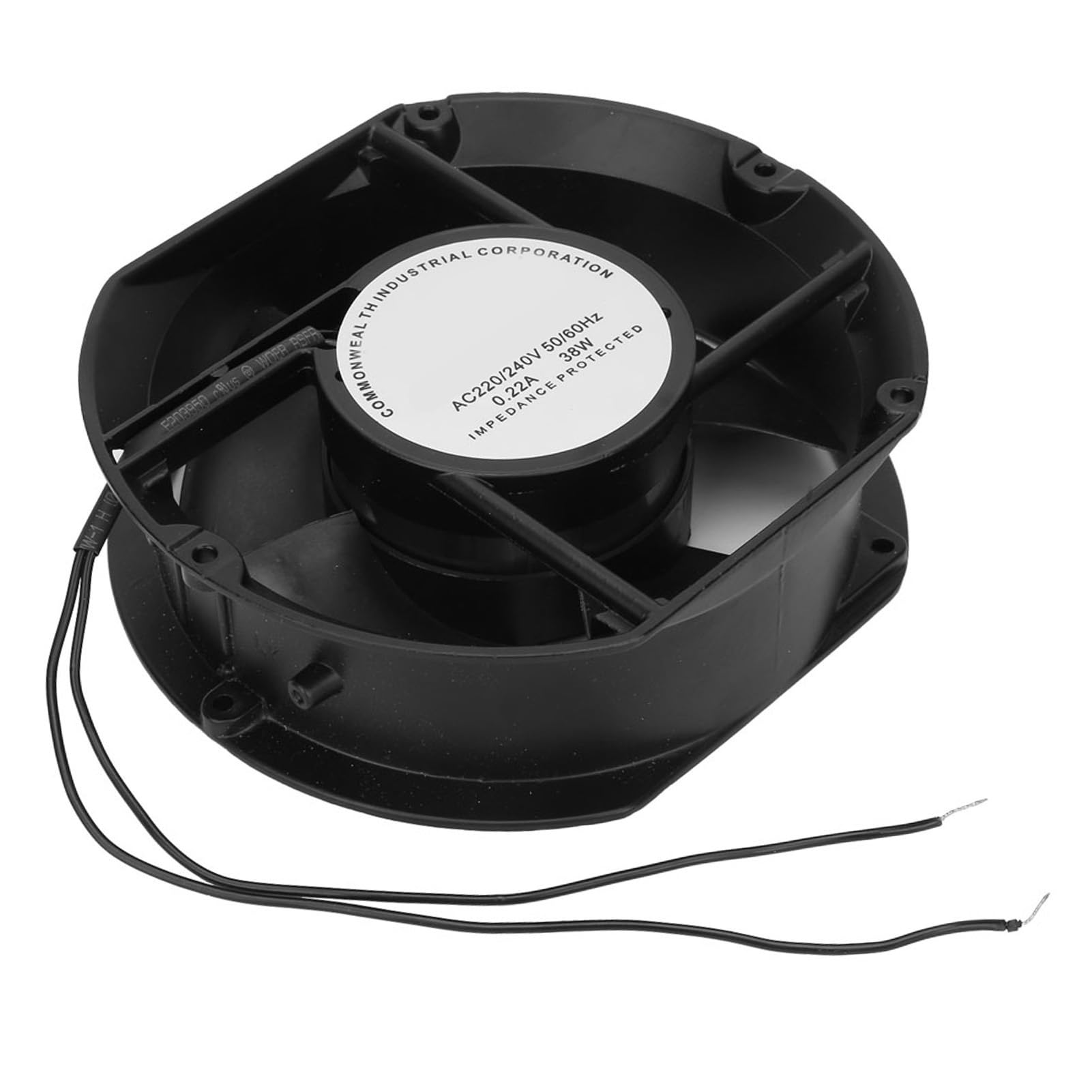 Ventilateur Axial AC 220V 38W à Double Roulement à Billes, Ventilateur de Refroidissement Silencieux Grande Vitesse pour Armoire Électrique et DIY