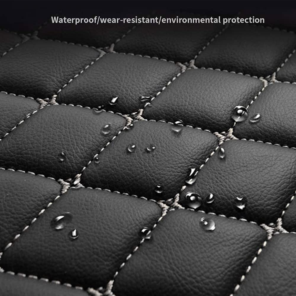 Auto Lederen Kofferbakmatten Voor Jeep Compass 2017-2024, Waterdichte Kofferbakbeschermer Antislip Kofferbakbeschermmat Kofferbak Beschermer,G