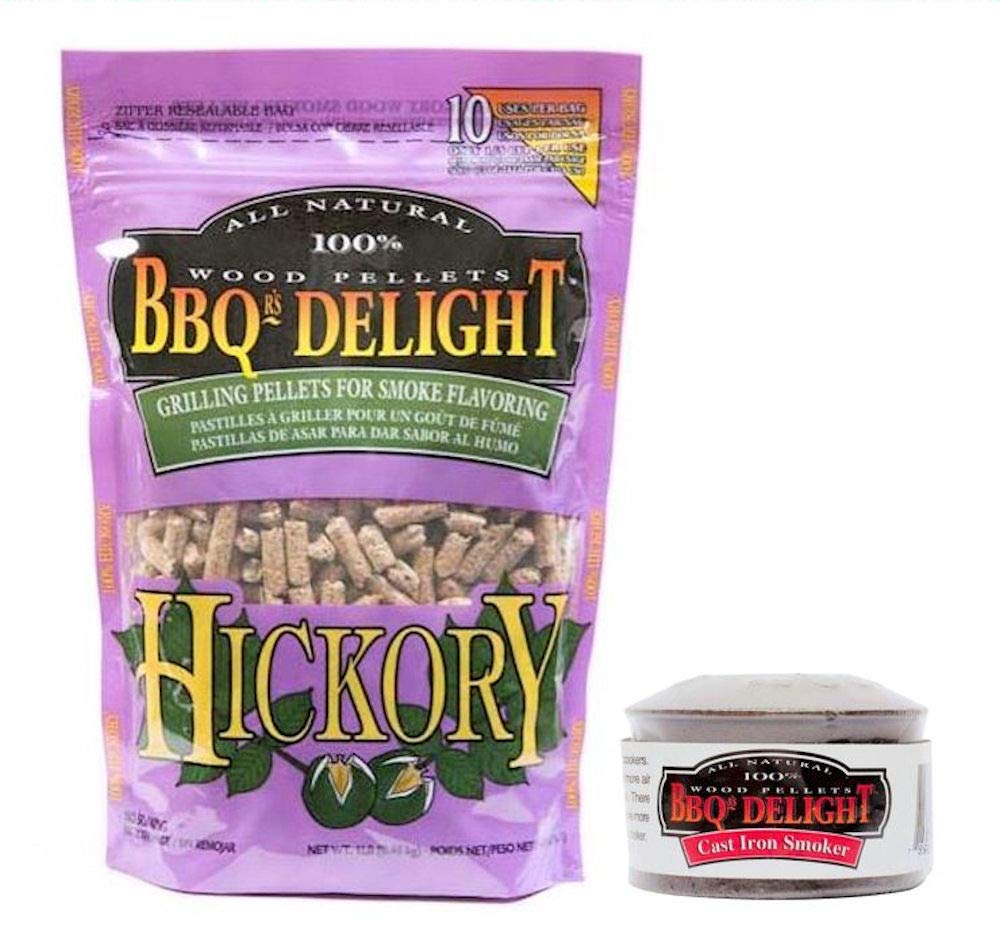 Hickory Holzpellets mit Räuchertopf