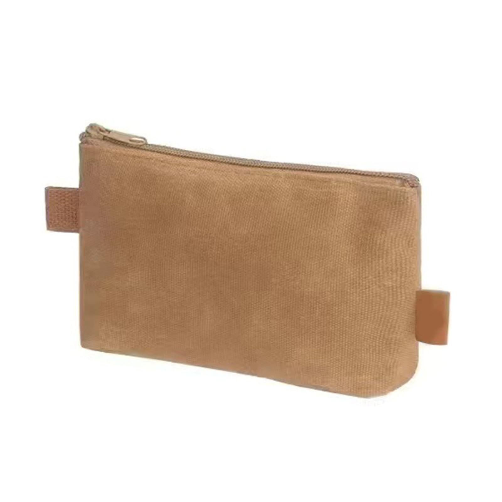 Msioytog Khaki Small Professional Canvas Tool Organizers Pouches Storage Bag For Handymen Use Feature Spacious Compartments Quick Access Adjustable Tool Belt