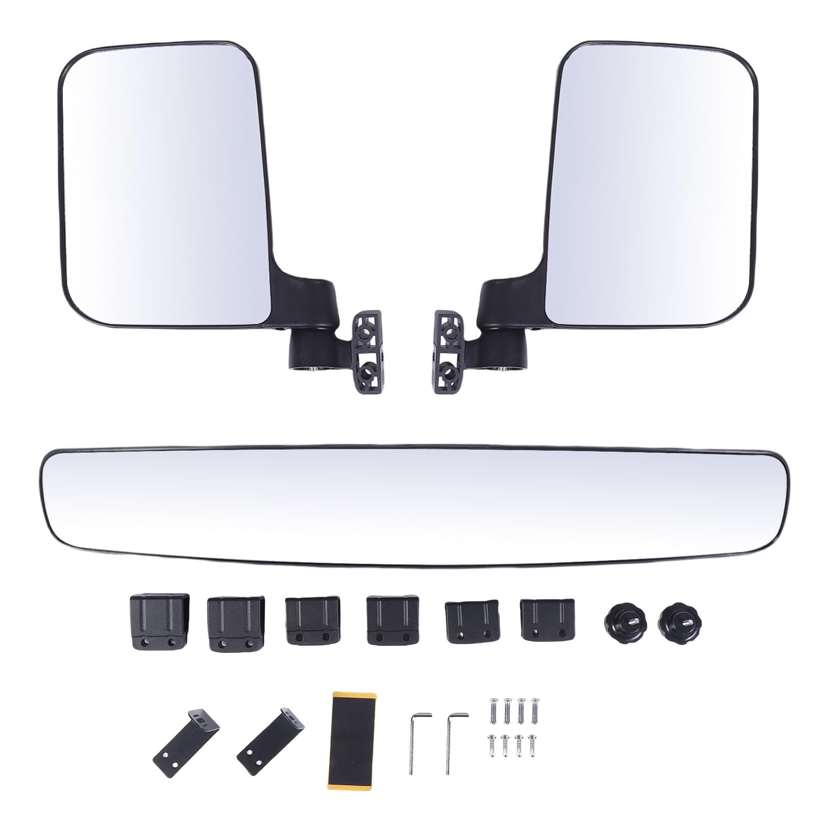 Yctze Kit di Ricambio in Vetro HD per Specchietti per Carrello per Carrelli EZGO TXT RXV, DS e Precedent,-G29, Star e Zone - Specchietti Retrovisori e Retrovisori Pieghevoli