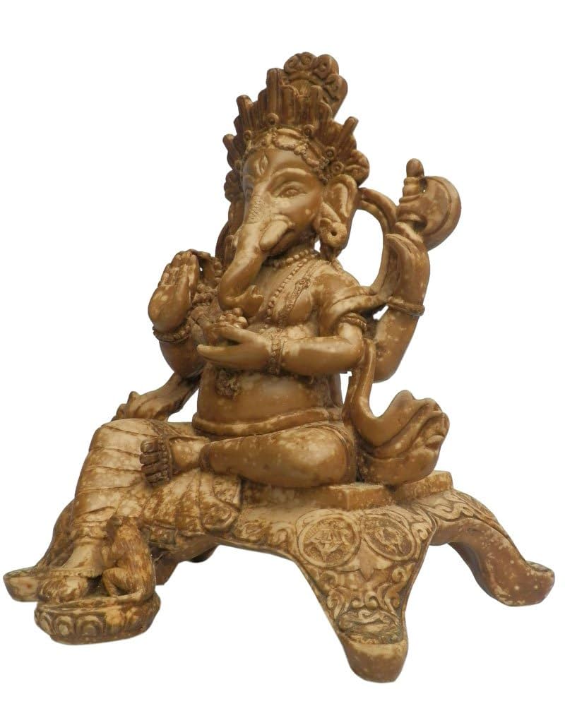 ブルーサファイア製 ガネーシャ像／希少石・手彫り・ネパール